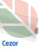 Плинтус ПВХ Cezar Premium Белый Матовый, арт. 089, 2500x59x22